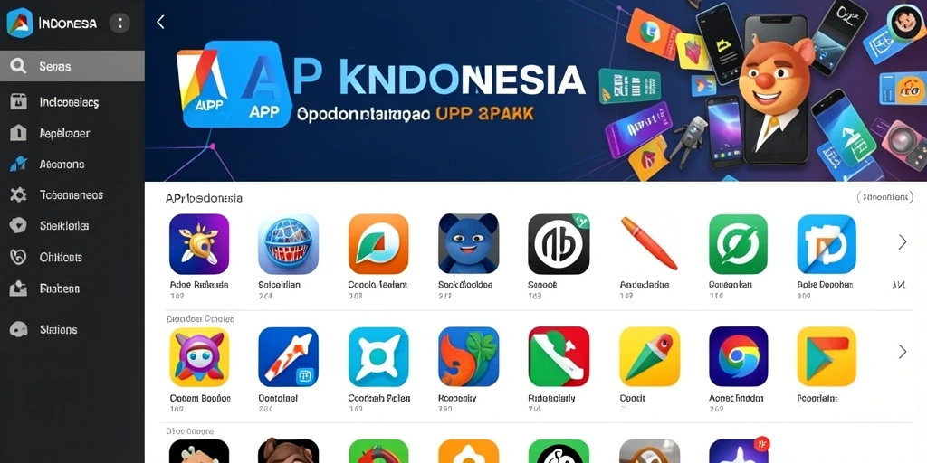 Tampilan menu utama yang menarik dan mudah dinavigasi.