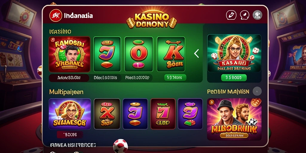 Tampilan menu utama yang modern dan intuitif.